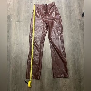 Abercrombie pants leather